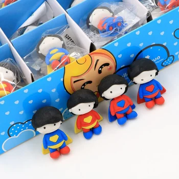 4 Pcs/set Cartoon Mini Super Hero Superman Eraser Correction Rubber Pencil Erasers School Office Stationery Students Gifts
4 Pcs/set Cartoon Mini Super Hero Superman Eraser Correction Rubber Pencil Erasers School Office Stationery Students Gifts