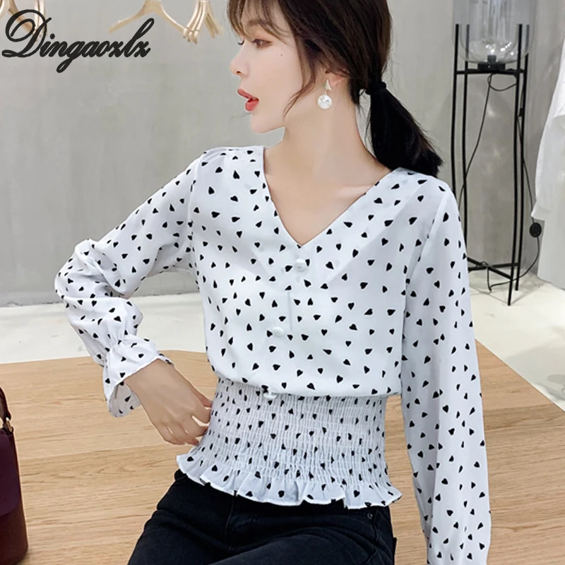 Dingaozlz korean 2019 new fashion long sleeve chiffon blouse casual clothing women tops elegant printed chiffon shirt
Dingaozlz korean 2019 new fashion long sleeve chiffon blouse casual clothing women tops elegant printed chiffon shirt