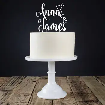 Personalised Wedding Couples Hearts Cake Topper Bride and Groom Custom Name Cake Toppers Wedding Party Decoration Casamento
Personalised Wedding Couples Hearts Cake Topper Bride and Groom Custom Name Cake Toppers Wedding Party Decoration Casamento