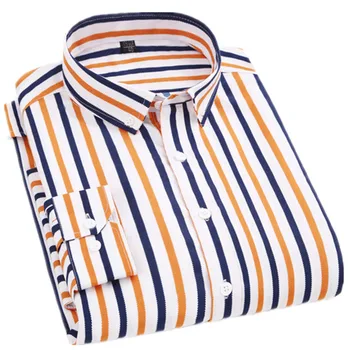 2019 Spring Autumn Fashion New Men's Casual Long Sleeve Striped Shirt / Men's Business Vertical Stripe Slim Shirt
2019 Spring Autumn Fashion New Men's Casual Long Sleeve Striped Shirt / Men's Business Vertical Stripe Slim Shirt