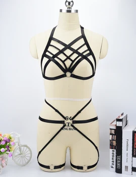 Women Sexy Punk Harness Garter Belt Adjustable Leg Garter Belts Lingerie Body Harness Black Studded Strappy Sexy for Women, Girl
Women Sexy Punk Harness Garter Belt Adjustable Leg Garter Belts Lingerie Body Harness Black Studded Strappy Sexy for Women, Girl