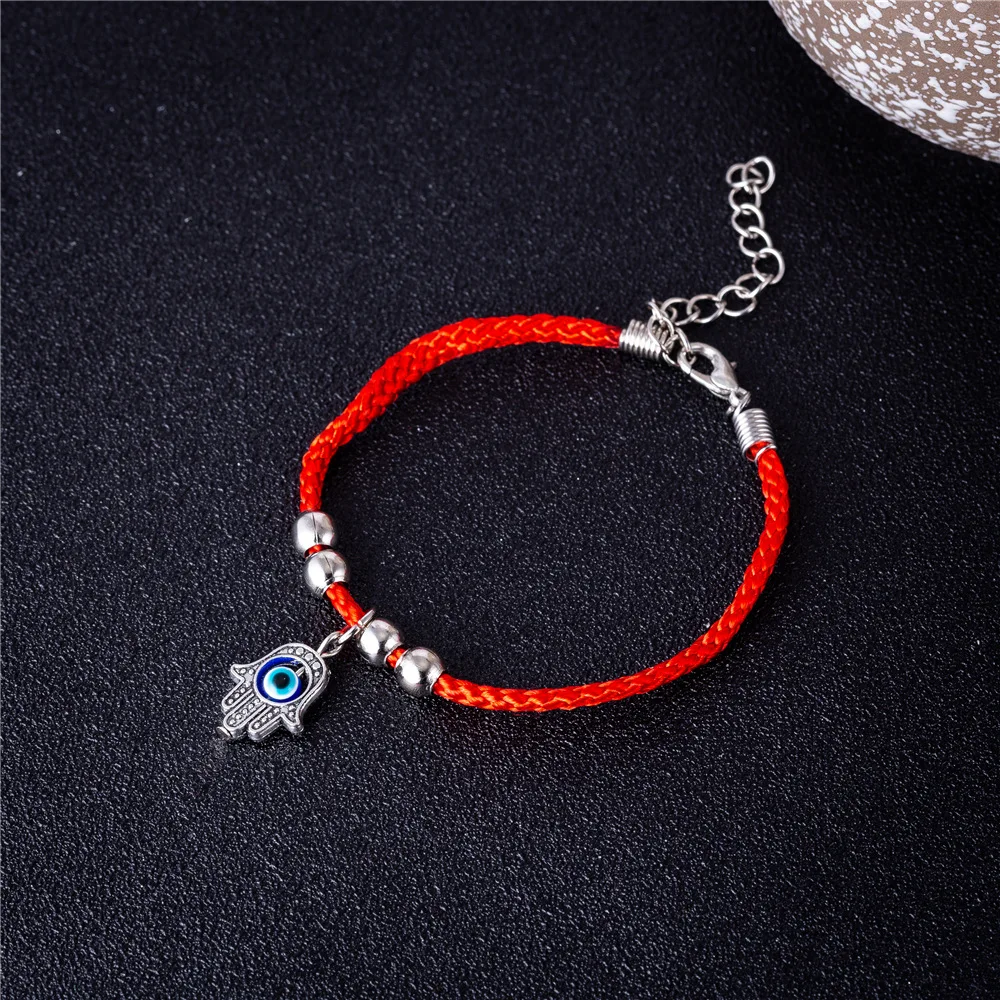 Simple Red String Charm Bracelet For Women Men Adjustable Hamsa Hand with Turkish Eye Extension Part included
Simple Red String Charm Bracelet For Women Men Adjustable Hamsa Hand with Turkish Eye Extension Part included