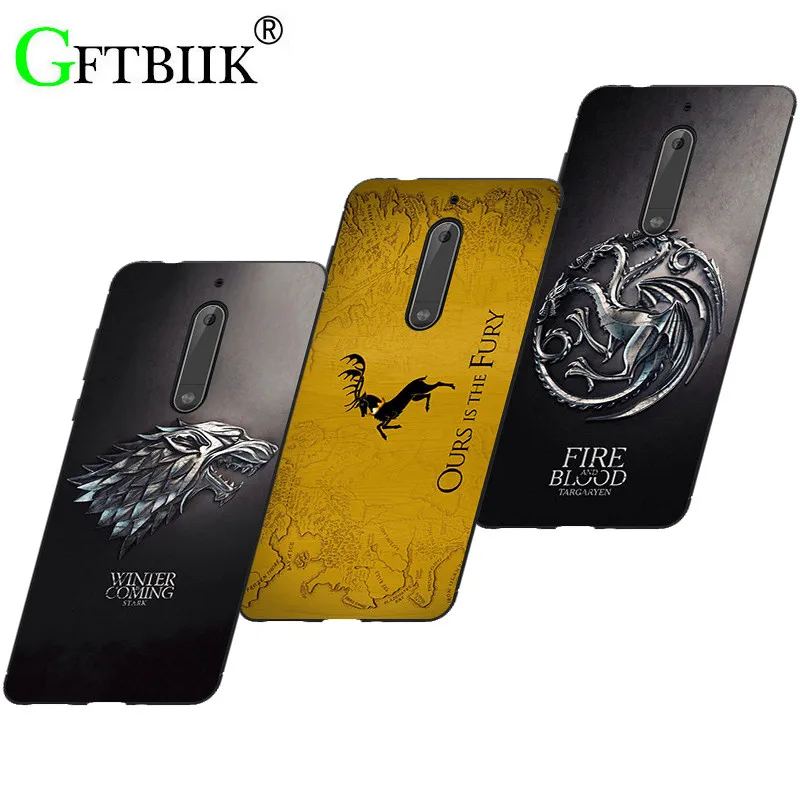 

Game Of Thrones 8 7 Protective Phone Case for Nokia 5.1 Plus 5.1Plus Coque For Nokia 5.1 5 2018 Nokia 5 TA-1053 Nokia5 Cover