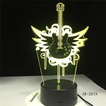 Music Guitar Fly Bass 3D LED LAMP NIGHT LIGHT for Musicians Home Table Decoration Birthday Christmas Present Rock Gift AW-2819
Music Guitar Fly Bass 3D LED LAMP NIGHT LIGHT for Musicians Home Table Decoration Birthday Christmas Present Rock Gift AW-2819