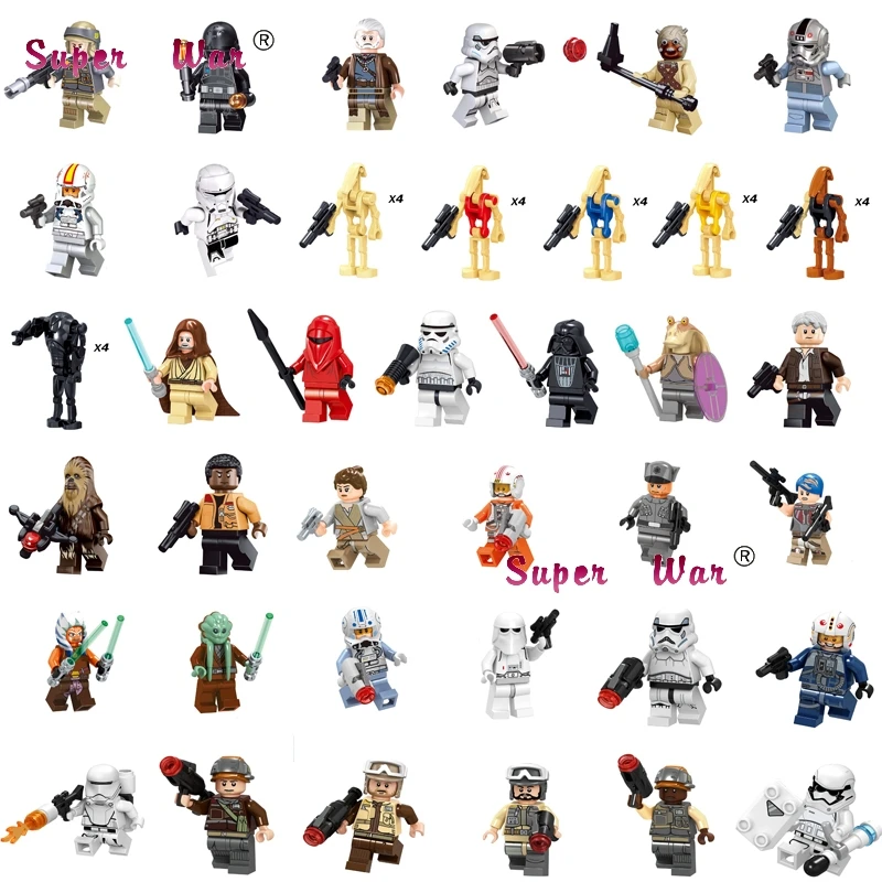 Single First Order Rebel s Pilot Obi-Wan Kenobi Han Solo building block toys for children
Single First Order Rebel s Pilot Obi-Wan Kenobi Han Solo building block toys for children