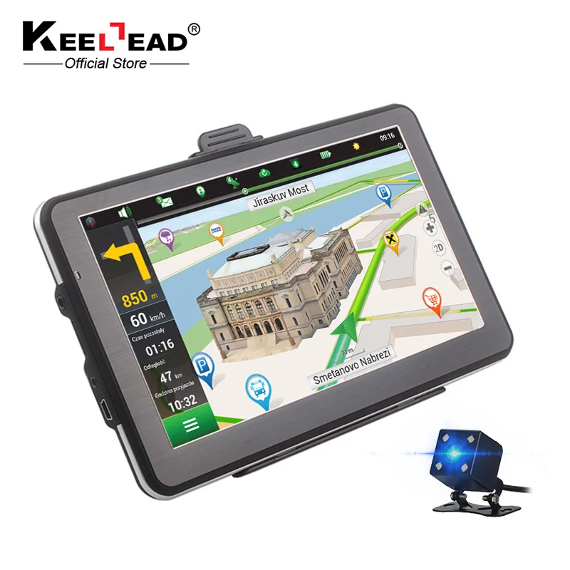 KEELEAD 7" screen HD Car GPS Navigation 800Mhz CPU 128MB/256MB RAM 4GB/8GB ROM NAV + (Bluetooth / AV-IN /rearvie camera)optional
KEELEAD 7" screen HD Car GPS Navigation 800Mhz CPU 128MB/256MB RAM 4GB/8GB ROM NAV + (Bluetooth / AV-IN /rearvie camera)optional