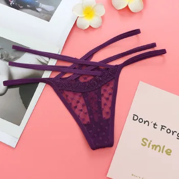 New women Sexy Hollow Elastic Straps underwear bandage thongs lace panties g-strings Lady lace lingerie Seamless briefs Knickers
New women Sexy Hollow Elastic Straps underwear bandage thongs lace panties g-strings Lady lace lingerie Seamless briefs Knickers