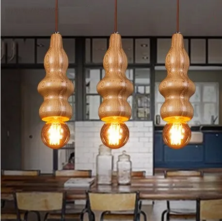 American Country Wooden Gourd Modern Edison Pendant Lights Fixtures For Bar Dining Room Hanging Lamp Indoor Suspension Luminaire
American Country Wooden Gourd Modern Edison Pendant Lights Fixtures For Bar Dining Room Hanging Lamp Indoor Suspension Luminaire