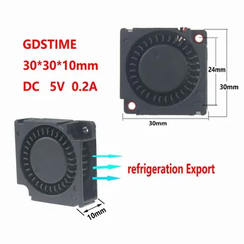 1 piece Gdstime DC Mini Cooling Fan 30mm Blower Fan 5V 3cm Ball Bearing 30x30x10mm 3010B 3D Printer
1 piece Gdstime DC Mini Cooling Fan 30mm Blower Fan 5V 3cm Ball Bearing 30x30x10mm 3010B 3D Printer