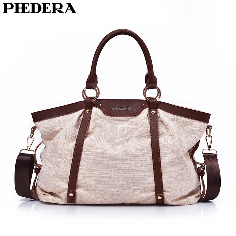 PHEDERA New Arrival Canvas Female Shoulder Bags Casual All Match Women Handbags Polyester Cotton Purse
PHEDERA New Arrival Canvas Female Shoulder Bags Casual All Match Women Handbags Polyester Cotton Purse
