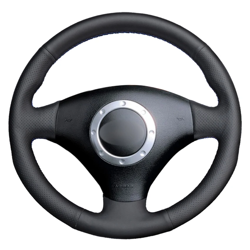 Black PU Faux Leather Hand-stitched Car Steering Wheel Cover for Audi A3 2000-2003 A4 2003-2005 RS 6 2003 S4 2004-2006 TT 2001
Black PU Faux Leather Hand-stitched Car Steering Wheel Cover for Audi A3 2000-2003 A4 2003-2005 RS 6 2003 S4 2004-2006 TT 2001