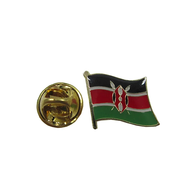Kenya country flag lapel pin badge+Iron plated brass+paints+epoxy+butterfly back button-Free shipping(350 pcs/lot) 
Kenya country flag lapel pin badge+Iron plated brass+paints+epoxy+butterfly back button-Free shipping(350 pcs/lot)