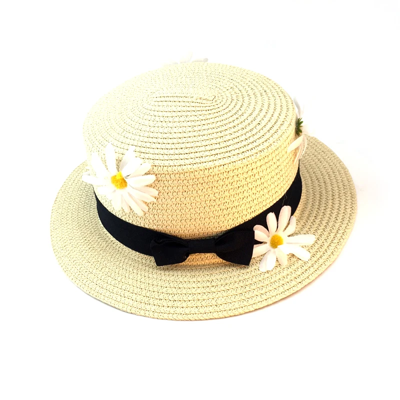 Women child Boater Beach Hat Parent-child cap Summer Female Casual Panama Hat Lady Flower Classic Bowknot Straw Flat Sun Hat
Women child Boater Beach Hat Parent-child cap Summer Female Casual Panama Hat Lady Flower Classic Bowknot Straw Flat Sun Hat