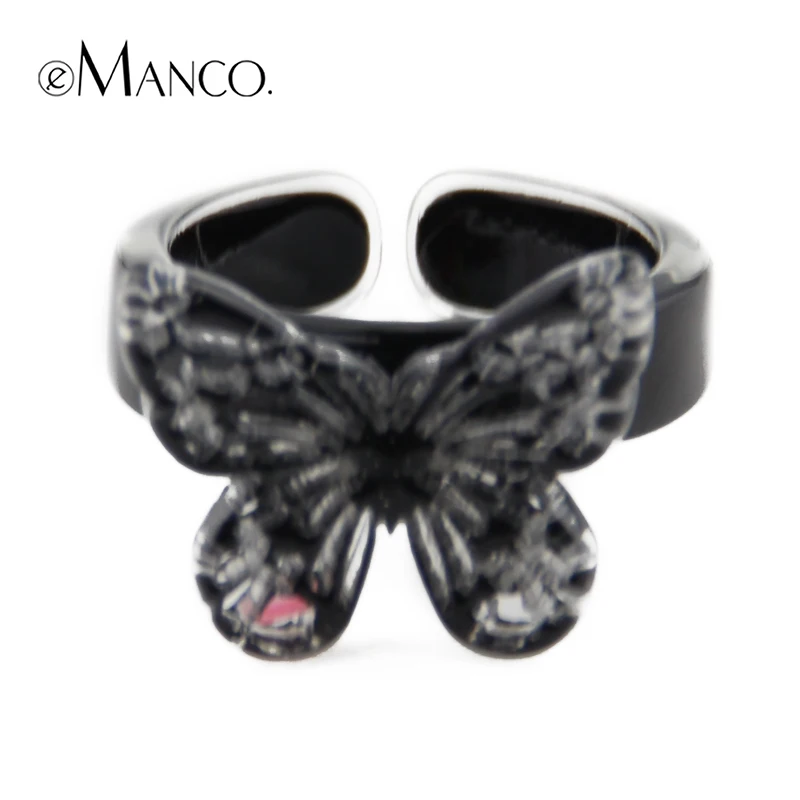 Butterfly acrylic Elastic cute rings eManco brand fashion personalized Creative gift Multicolor jewelry wholesale RG00002
Butterfly acrylic Elastic cute rings eManco brand fashion personalized Creative gift Multicolor jewelry wholesale RG00002