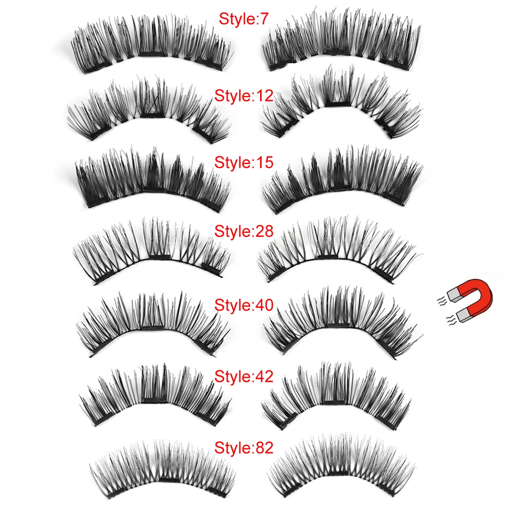 1Set Wispy Magnetic False Eyelashes Full Coverage Triple Magnets Eyelashes Glue-free Fake Eye Lashes Makeup Extension Tools
1Set Wispy Magnetic False Eyelashes Full Coverage Triple Magnets Eyelashes Glue-free Fake Eye Lashes Makeup Extension Tools