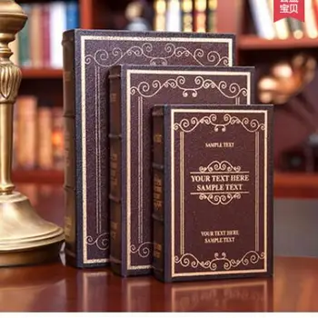 wholesale 3PCS size Big middle and small Continental retro decoration box simulation fake book cabinet mold Furnishing bookcase
wholesale 3PCS size Big middle and small Continental retro decoration box simulation fake book cabinet mold Furnishing bookcase