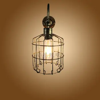 Retro Loft LED Iron black lampshade wall lamp vintage cage guard sconce loft lighting fixture modern indoor lighting wall lamps
Retro Loft LED Iron black lampshade wall lamp vintage cage guard sconce loft lighting fixture modern indoor lighting wall lamps
