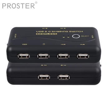 Proster USB 2.0 Seamless Sharing Switch Support Auto Scanning Seamless Switch 2 Computers Share 4 USB Hub Devices USB Switcher
Proster USB 2.0 Seamless Sharing Switch Support Auto Scanning Seamless Switch 2 Computers Share 4 USB Hub Devices USB Switcher