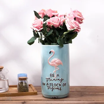 1pc Vintage Flower Vase Flamingo Flower Vase Ceramic Hydroponic Container Home Wedding Decor (S/M/L)
1pc Vintage Flower Vase Flamingo Flower Vase Ceramic Hydroponic Container Home Wedding Decor (S/M/L)