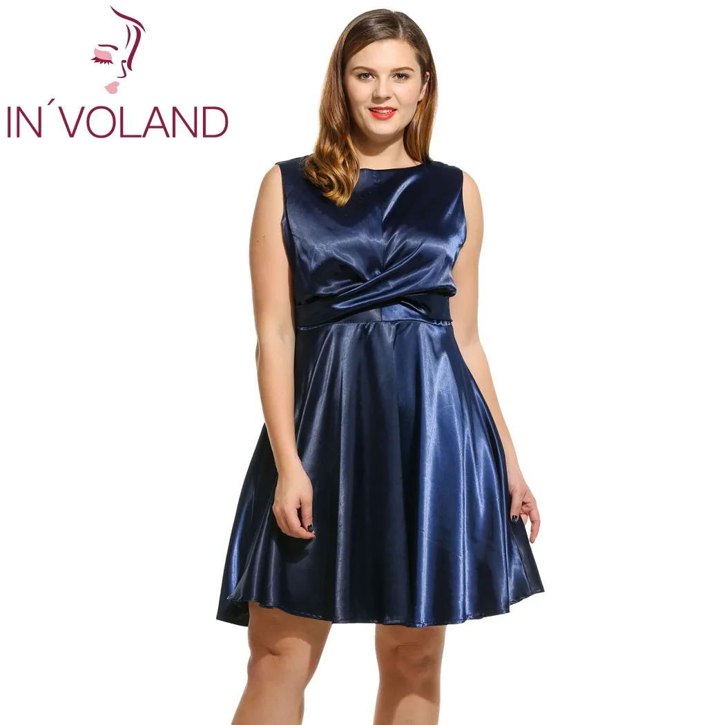 IN'VOLAND Women Dress Oversize Summer Casual Sleeveless Solid O Neck Zip-up Brand Swing Mini Dresses Feminino Vestidos L-4XL
IN'VOLAND Women Dress Oversize Summer Casual Sleeveless Solid O Neck Zip-up Brand Swing Mini Dresses Feminino Vestidos L-4XL