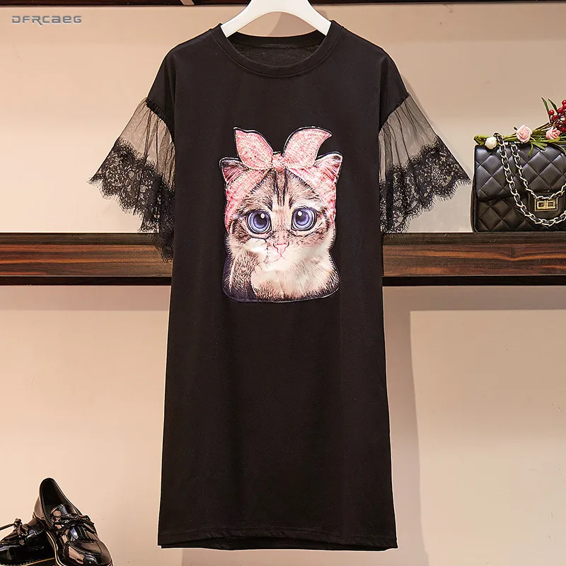Sexy Off Shoulder Plus Size Dress For Women 2019 Summer Cute Cartoon OWL Short Sleeve Shirt Dresses Caual Vestidos Female 5XL
Sexy Off Shoulder Plus Size Dress For Women 2019 Summer Cute Cartoon OWL Short Sleeve Shirt Dresses Caual Vestidos Female 5XL