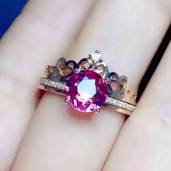 100% Fidelity Natural garnet Ring 925 sterling silver Natural 7mm red gemstone Crown Ring Can be split fine Jewelry for women
100% Fidelity Natural garnet Ring 925 sterling silver Natural 7mm red gemstone Crown Ring Can be split fine Jewelry for women