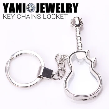 10pcs/lot Free Shipping Silver Plated Guitar Floating Locket with Keychains Magnetic Glass Memory Locket
10pcs/lot Free Shipping Silver Plated Guitar Floating Locket with Keychains Magnetic Glass Memory Locket