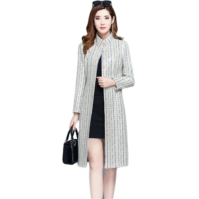 2019 Spring Autumn Fashion High Quality Female Casual Trench Coat Women Long Outerwear Lady Slim Windbreaker Plus Size 6XL M232
2019 Spring Autumn Fashion High Quality Female Casual Trench Coat Women Long Outerwear Lady Slim Windbreaker Plus Size 6XL M232