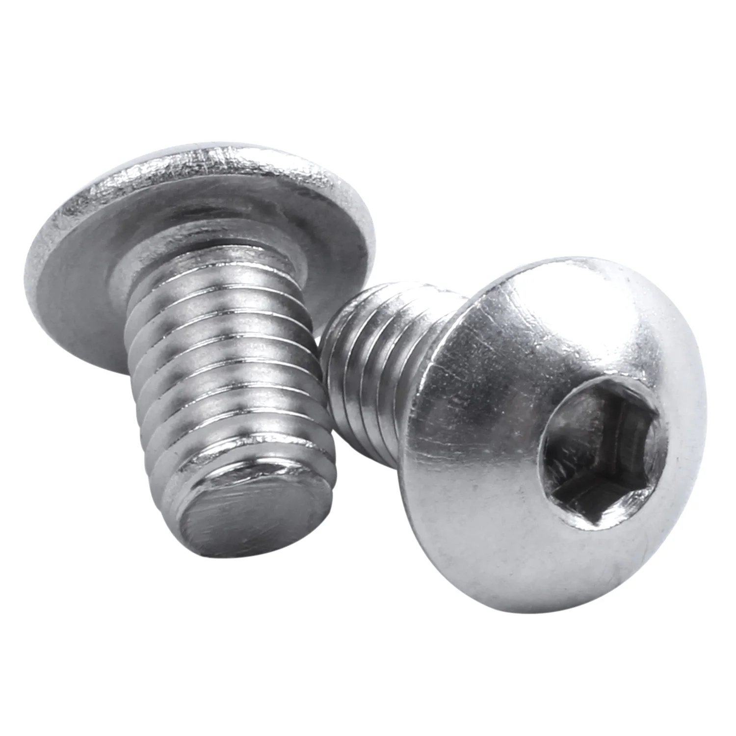 Stainless Steel Button Head Screw, Hex Socket Bolts Type:M5 / 5mm Bolt size:M5 x 8mm Your pack quantity:50
Stainless Steel Button Head Screw, Hex Socket Bolts Type:M5 / 5mm Bolt size:M5 x 8mm Your pack quantity:50
