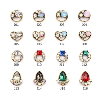 New 20/50pcs retro gold Pendants rhinestone nail design alloy 3d nail art supplies decorations accessories
New 20/50pcs retro gold Pendants rhinestone nail design alloy 3d nail art supplies decorations accessories
