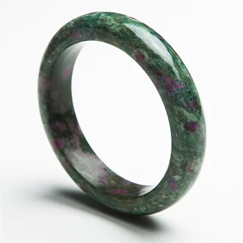 Mother's Gift Just One Women Femme Genuine Natural Gems Stone Ru by Zoisite Round Fashion Charm Bangles Inner Diameter 54mm
Mother's Gift Just One Women Femme Genuine Natural Gems Stone Ru by Zoisite Round Fashion Charm Bangles Inner Diameter 54mm