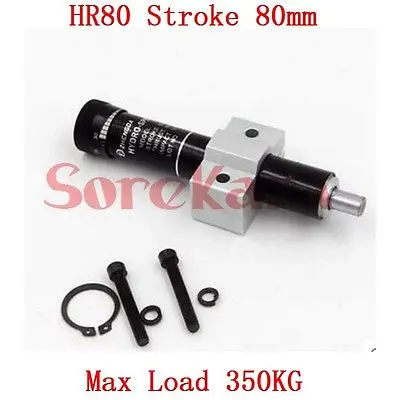 HR80 Adjustable Oil Pressure Buffer Damper SR80 Hydraulic Stable Stroke 80mm Max Load 350KG Pneumatic Element 
HR80 Adjustable Oil Pressure Buffer Damper SR80 Hydraulic Stable Stroke 80mm Max Load 350KG Pneumatic Element