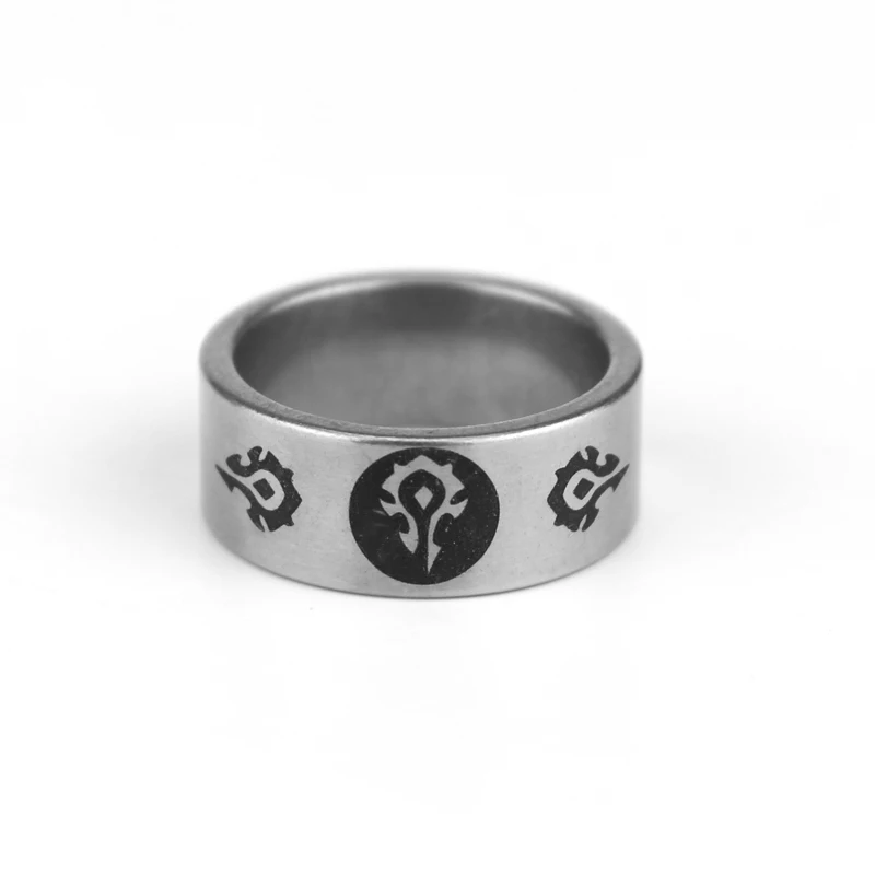 2019 World of Warcraft Ring Fight For The HORDE Rings Game Jewelry For Fans WOW Ring HORDE Stainless Steel Ring Men Gift
2019 World of Warcraft Ring Fight For The HORDE Rings Game Jewelry For Fans WOW Ring HORDE Stainless Steel Ring Men Gift