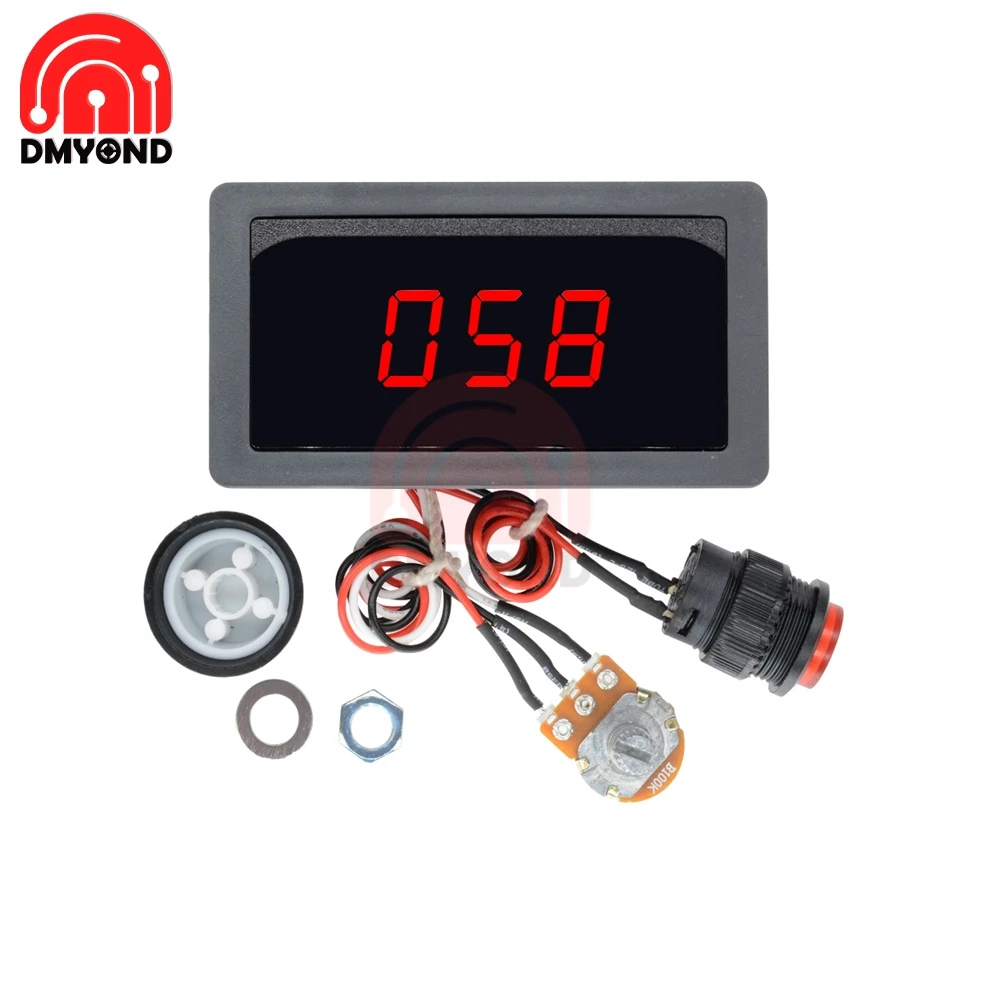 DC Motor Speed Controller Adjustable PWM Variable Regulator CV Governor Switch Digital Display LED 6V-30V 12V 24V MAX 8A 16kHz
DC Motor Speed Controller Adjustable PWM Variable Regulator CV Governor Switch Digital Display LED 6V-30V 12V 24V MAX 8A 16kHz