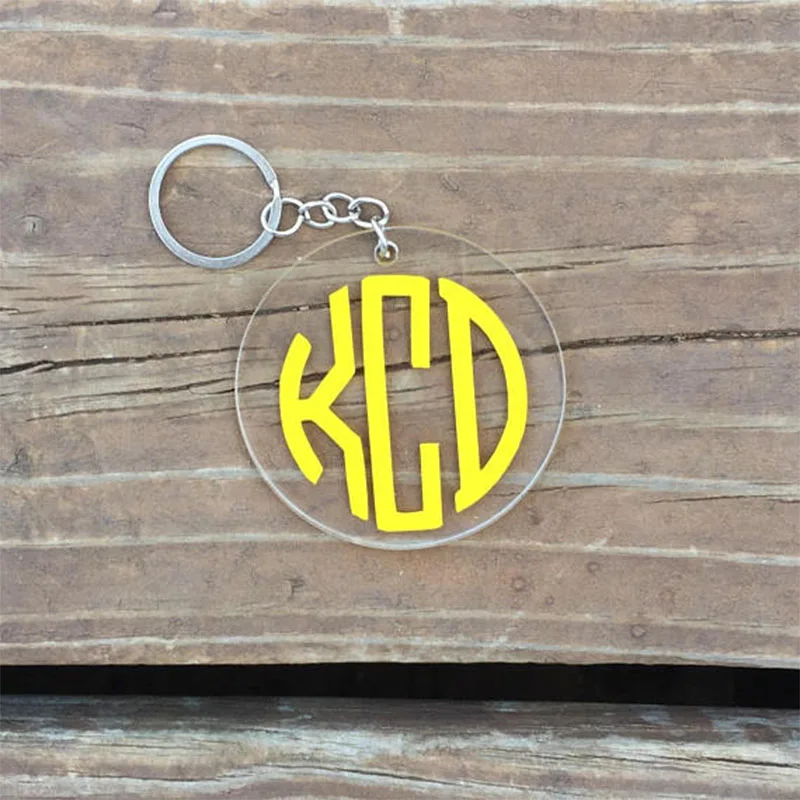6pcs/ one design custom clear monogrammed keychain acrylic circle charms badge for birthday gifts
6pcs/ one design custom clear monogrammed keychain acrylic circle charms badge for birthday gifts