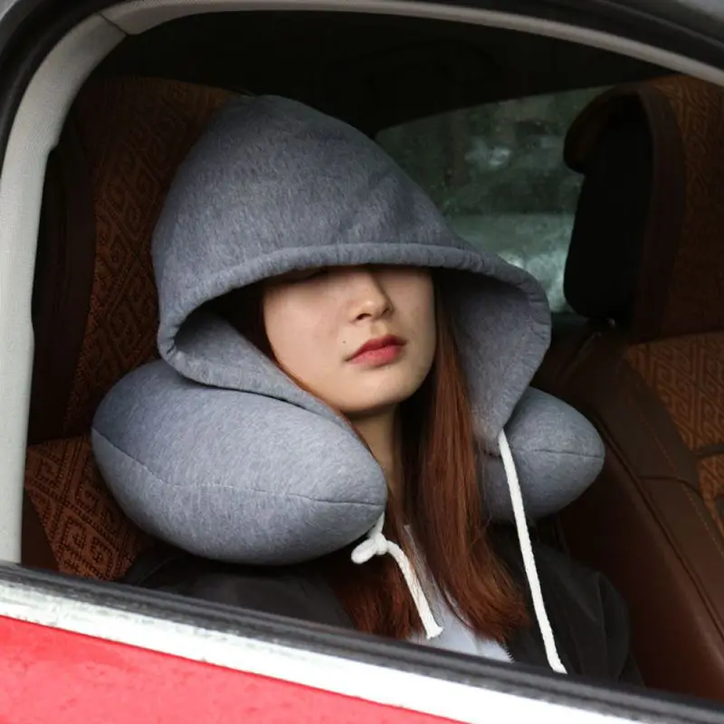 Soft Hooded U-pillow Body Neck Pillow Nap Home Airplane Car Travel Pillow Accessories
Soft Hooded U-pillow Body Neck Pillow Nap Home Airplane Car Travel Pillow Accessories