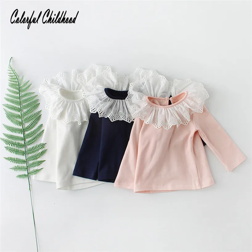 Adorable baby girls lace shirt autumn cotton long sleeve knitting baby t shirt for girls bottoming shirt kids tops children
Adorable baby girls lace shirt autumn cotton long sleeve knitting baby t shirt for girls bottoming shirt kids tops children