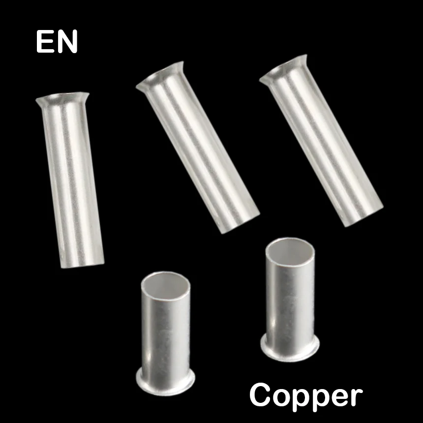 EN10-12 EN10-18 EN16-12 EN16-18 Copper Cold Press Sleeve Tube Non-Insulated Naked Connector Ferrule Cord End CrimpTerminal
EN10-12 EN10-18 EN16-12 EN16-18 Copper Cold Press Sleeve Tube Non-Insulated Naked Connector Ferrule Cord End CrimpTerminal