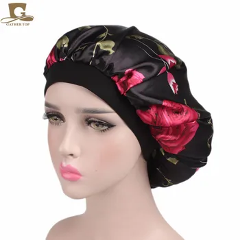 New arrival Soft Silk Hair Bonnet with Wide Band Comfortable Night Sleep Hat Hair Loss Cap
New arrival Soft Silk Hair Bonnet with Wide Band Comfortable Night Sleep Hat Hair Loss Cap