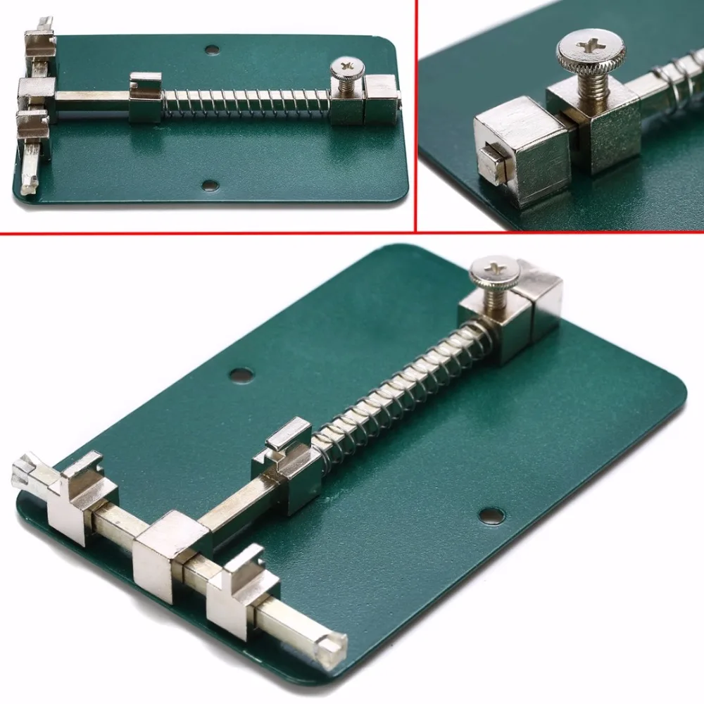 1pc Metal PCB Fixtures Holder Mobile Phone Repairing Soldering Iron Rework 12cm x 8cm
1pc Metal PCB Fixtures Holder Mobile Phone Repairing Soldering Iron Rework 12cm x 8cm