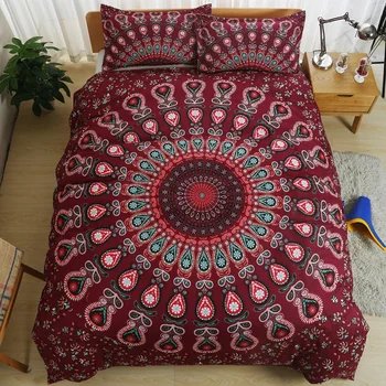 Bohemian Style Luxury Mandala Bedding Set Twin/Queen/King Size Boho Comforter Duvet Quilt Cover and Pillowcase Soft Bedclothes
Bohemian Style Luxury Mandala Bedding Set Twin/Queen/King Size Boho Comforter Duvet Quilt Cover and Pillowcase Soft Bedclothes