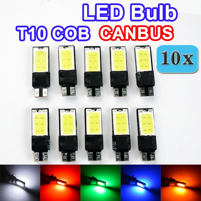 Flytop 10 x W5W COB CANBUS T10 194 Error Free Car LED Bulbs Automotive CAN BUS Lights White Color Auto Lamps FREE SHIPPING
Flytop 10 x W5W COB CANBUS T10 194 Error Free Car LED Bulbs Automotive CAN BUS Lights White Color Auto Lamps FREE SHIPPING