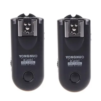 YongNuo RF-603N II Wireless Remote Flash Trigger N3 for Nikon D90 D600 D3000 D5000 D7000
YongNuo RF-603N II Wireless Remote Flash Trigger N3 for Nikon D90 D600 D3000 D5000 D7000