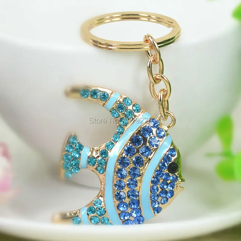 Fashion Blue Fish Keyring Rhinestone Crystal Charm Pendant Car Key Bag Chain Christmas Valentine's Day Gift
Fashion Blue Fish Keyring Rhinestone Crystal Charm Pendant Car Key Bag Chain Christmas Valentine's Day Gift