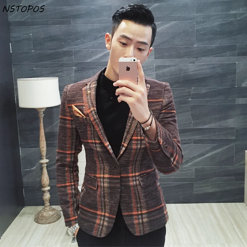 Men Blazer Designs New Arrival Men Plaid Blazer Vintage Party Blazer Masculino Slim Fit Wool Blend Blazer Styles Men Jacket
Men Blazer Designs New Arrival Men Plaid Blazer Vintage Party Blazer Masculino Slim Fit Wool Blend Blazer Styles Men Jacket