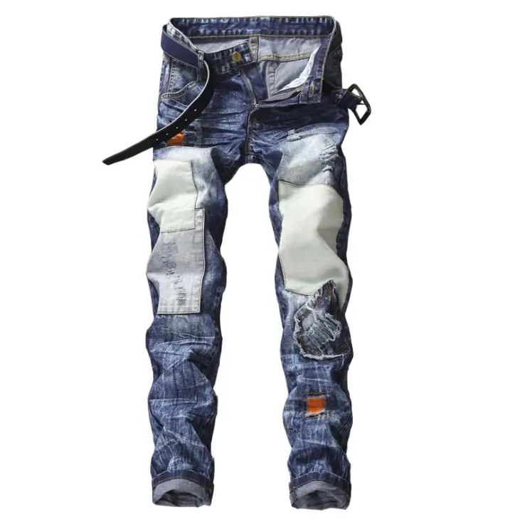 Mens Torn Jeans Patched Ripped Holey Straight Leg Slim Cut Biker Jeans Destroyed Denim #810 free shipping
Mens Torn Jeans Patched Ripped Holey Straight Leg Slim Cut Biker Jeans Destroyed Denim #810 free shipping