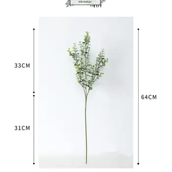 64cm Lan Yun simulation green plant fake flower eucalyptus leaf money leaf round leaf home decoration high simulation plant
64cm Lan Yun simulation green plant fake flower eucalyptus leaf money leaf round leaf home decoration high simulation plant