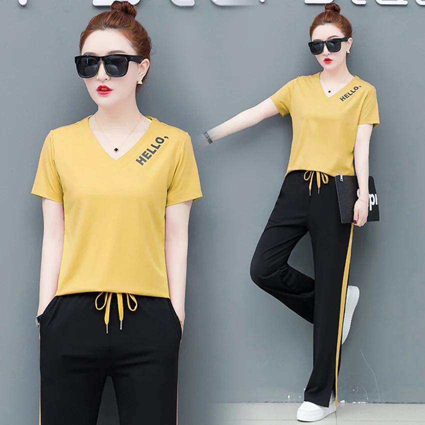 YICIYA Plus Size Large 2 Piece Set Outfits Tracksuits for Women Sportswear Co-ord Set 2019 Summer Wide Pant Top Shirt Clothing
YICIYA Plus Size Large 2 Piece Set Outfits Tracksuits for Women Sportswear Co-ord Set 2019 Summer Wide Pant Top Shirt Clothing