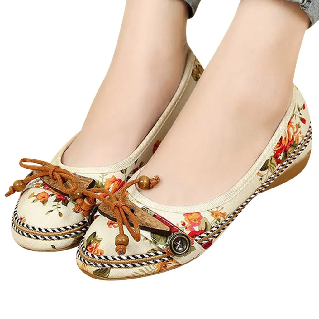 Vintage Embroidered Women Flats Flower Slip On Cotton Fabric Linen Comfortable Old Peking Ballerina Flat Sandals For Women 2019
Vintage Embroidered Women Flats Flower Slip On Cotton Fabric Linen Comfortable Old Peking Ballerina Flat Sandals For Women 2019