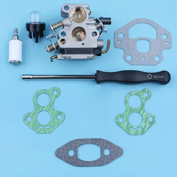 

Carburetor Screwdriver Adjustment Tool Gaskets Kit For McCULLOCH CS340 CS380 CS 340 Chainsaw Primer Bulb Fuel Filter Spare Parts